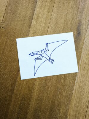 Faszinierender Pteranodon: Dinosaurier-Vorlage zum ausmalen, bekleben und basteln mit Kindern (inkl. PDF-Download zum Ausdrucken)