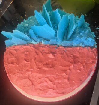 Erstaunliche Feuer-Eis-Torte in Rekordzeit backen: Einzigartiger Geburtstagskuchen zum Kindergeburtstag für Eldrador-Fans