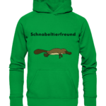 Kapuzenpullover "Schnabeltierfreund": Originelles Geschenk für große Schnabeltier-Fans - Basic Unisex Hoodie