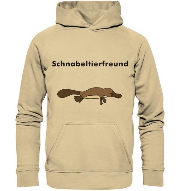 Kapuzenpullover "Schnabeltierfreund": Originelles Geschenk für große Schnabeltier-Fans - Basic Unisex Hoodie