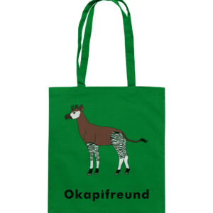 Stofftasche "Okapifreund": Einzigartiges Geschenk für große und kleine Okapi-Fans - Baumwolltasche