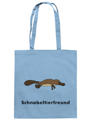 Stofftasche "Schnabeltierfreund": Originelles Geschenk für große und kleine Schnabeltier-Fans - Baumwolltasche