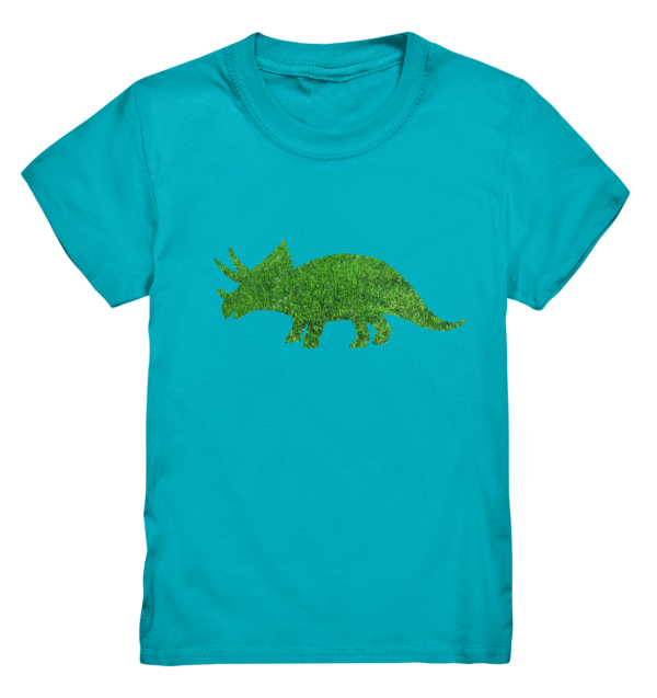 Kinder T-Shirt "Triceratops auf der Wiese": Individuelles Design für kleine Dinosaurier-Freunde - Kids Premium Shirt