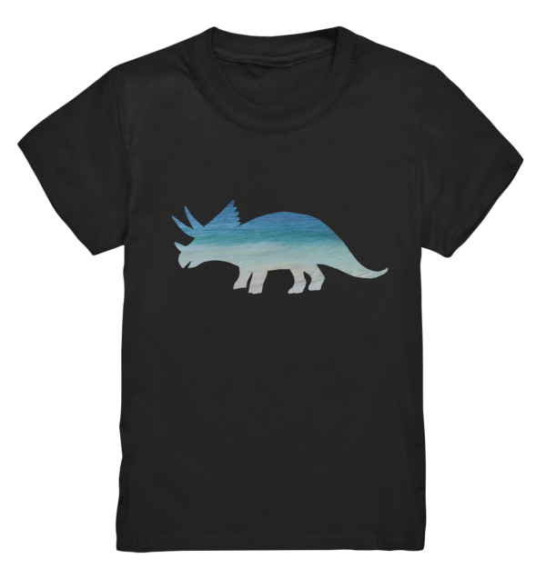 Kinder T-Shirt "Triceratops am Strand": Individuelles Design für Dinosaurier-Freunde - Kids Premium Shirt
