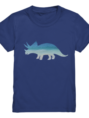 Kinder T-Shirt "Triceratops am Strand": Individuelles Design für Dinosaurier-Freunde - Kids Premium Shirt