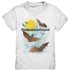 Kinder T-Shirt “Fledermausfreund”: Einzigartiges Geschenk für kleine Fledermaus-Fans - Kids Premium Shirt