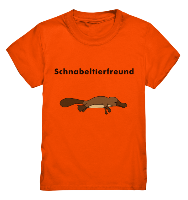 Kinder T-Shirt "Schnabeltierfreund": Originelles Geschenk für kleine Schnabeltier-Fans - Kids Premium Shirt