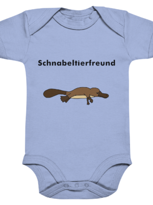 Strampler "Schnabeltierfreund": Originelles Geschenk für große und kleine Schnabeltier-Fans - Organic Baby Bodysuite