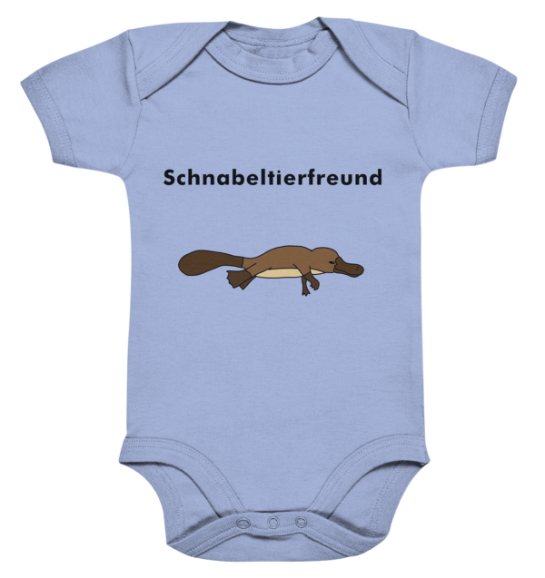 Strampler "Schnabeltierfreund": Originelles Geschenk für große und kleine Schnabeltier-Fans - Organic Baby Bodysuite