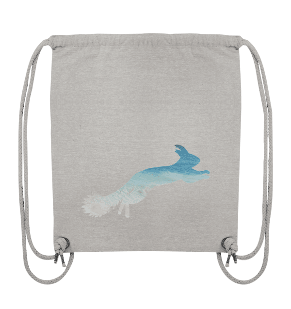 Turnbeutel "Eichhörnchen am Strand": Originelles Geschenk für Natur-Fans - Organic Gym-Bag