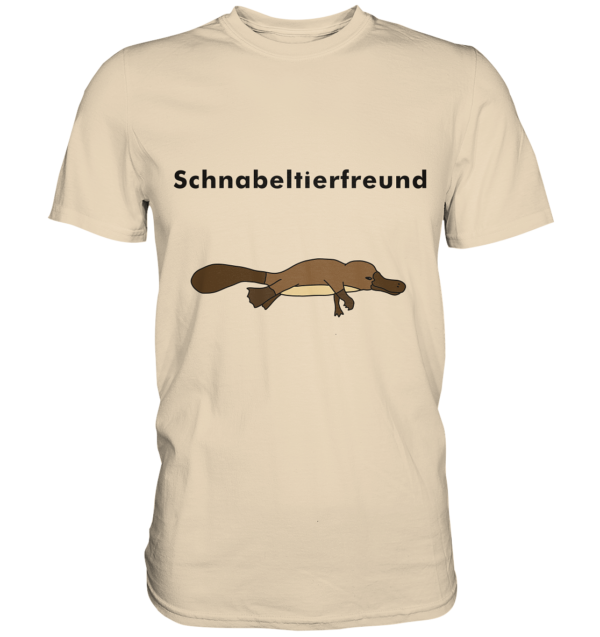 Herren T-Shirt "Schnabeltierfreund": Originelles Geschenk für große Schnabeltier-Fans - Premium Shirt