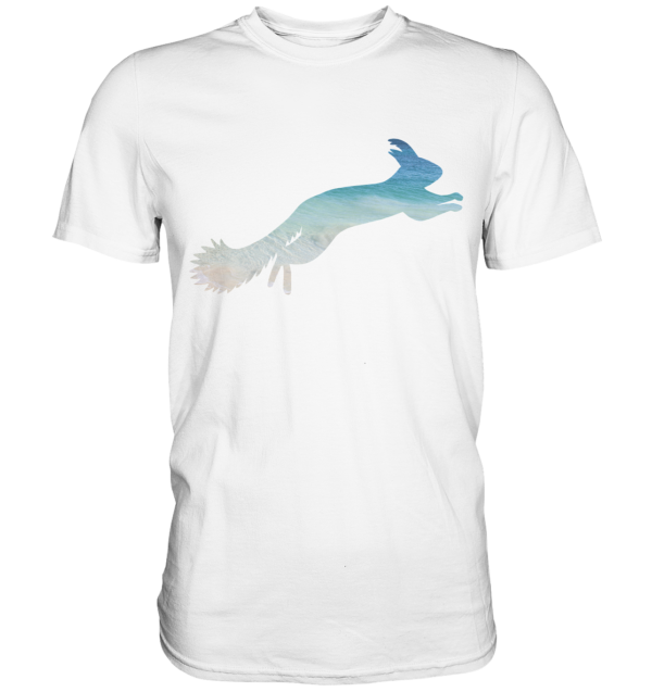 Herren T-Shirt "Eichhörnchen am Strand": Originelles Geschenk für Natur-Fans - Premium Shirt