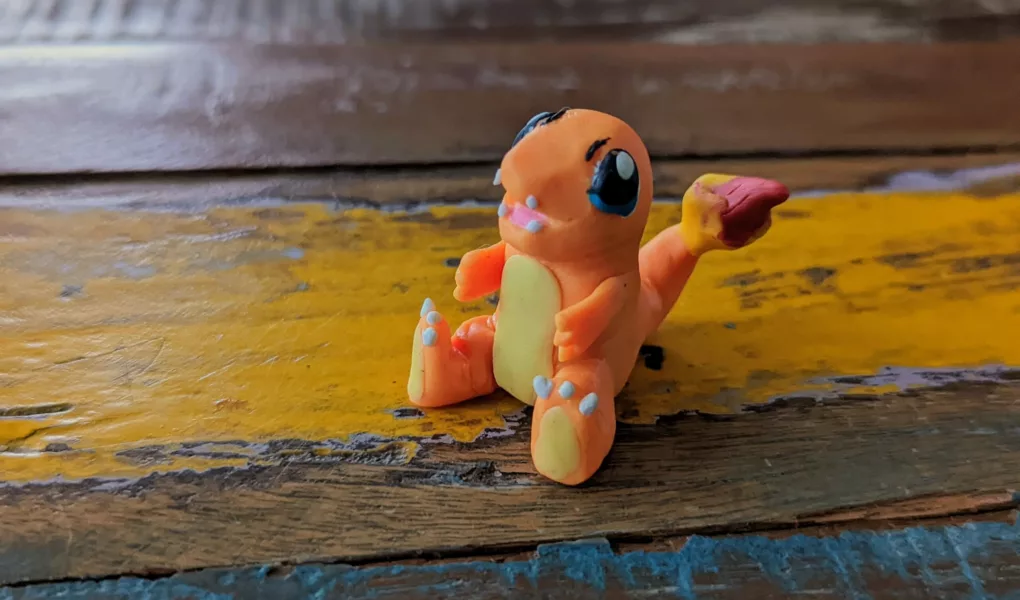 Fimo-Pokemón als DIY-Spielzeug: Glumanda ist mit diesem kinderleichten Tutorial ruck zuck geknetet!