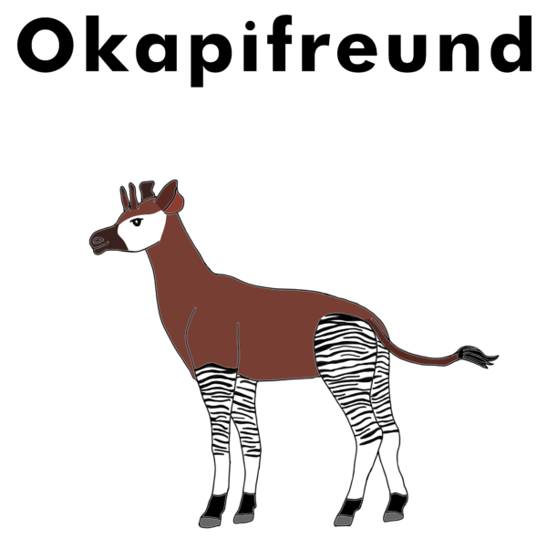 Möchtest du einem Okapi-Fan eine ganz besondere Freude machen? Dann schenke ihm dieses zauberhafte T-Shirt zum Geburtstag!
