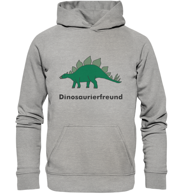Herren Kapuzenpullover “Dinosaurierfreund”: Einzigartiges Geschenk für große Dinosaurier-Fans (Motiv: Stegosaurus) – Basic Unisex Hoodie