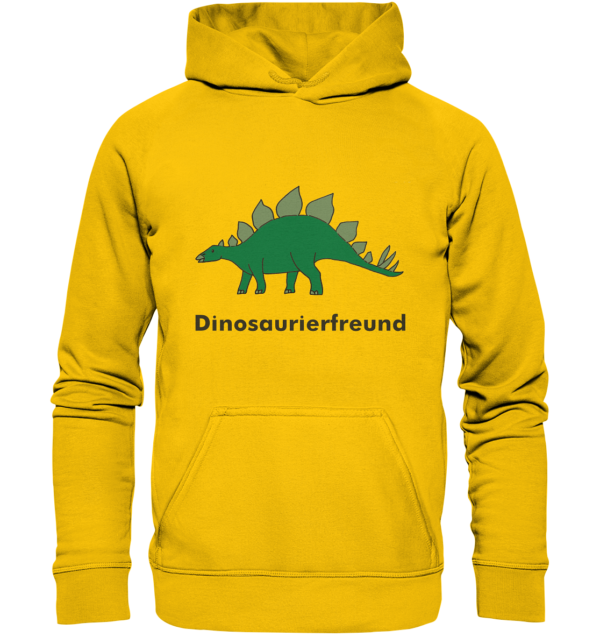 Kinder Kapuzenpullover “Dinosaurierfreund”: Einzigartiges Geschenk für kleine Dinosaurier-Fans (Motiv: Stegosaurus) – Kids Premium Hoodie