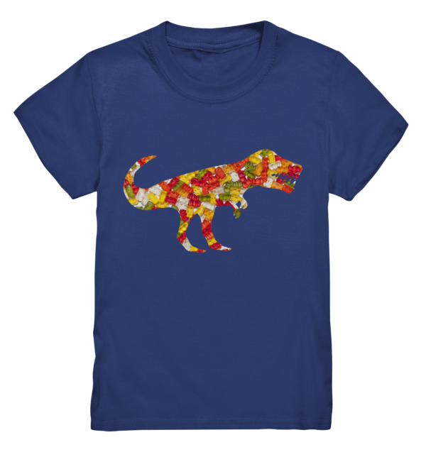 Kinder T-Shirt "T-Rex mit Hunger auf Gummibärchen": Einzigartiges Geschenk für kleine Dinosaurier-Freunde - Kids Premium Shirt