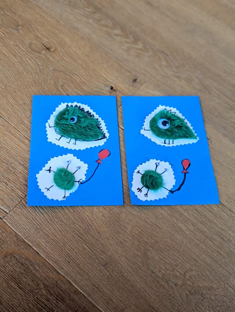 3 Schritte: Kuschelige Monster einfach basteln als originelle Einladung zum Kindergeburtstag 143 5 Schritte: Kuschelige Monster einfach basteln als originelle Einladung zum Kindergeburtstag