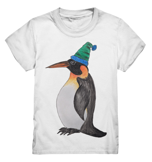 Pinguin mit kuscheliger Wollmütze: Zauberhaftes Design aus Köln am Rhein - Kinder Premium T-Shirt