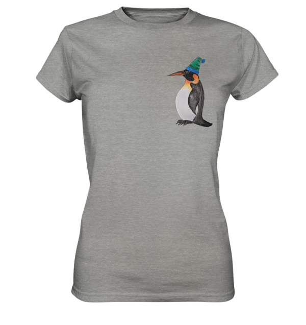Pinguin mit kuscheliger Wollmütze: Zauberhaftes Design aus Köln am Rhein - Premium Damen T-Shirt