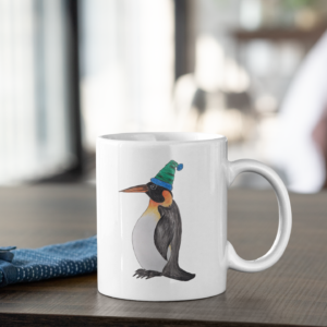 Pinguin mit kuscheliger Wollmütze: Zauberhaftes Design aus Köln am Rhein - Tasse